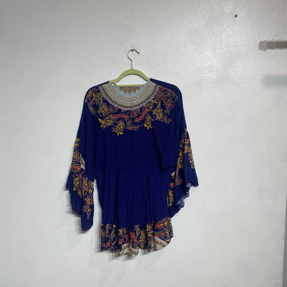 Free People Sunset Dreams Printed Tunic Sz XS - Picture 10 of 13